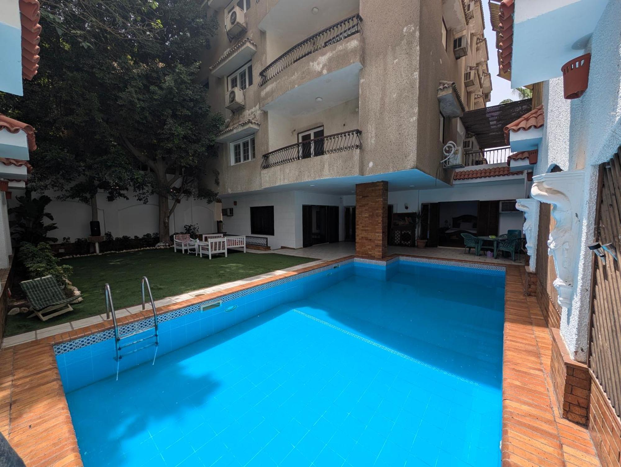 Maadi 35 -r 304- Balcony & Pool View