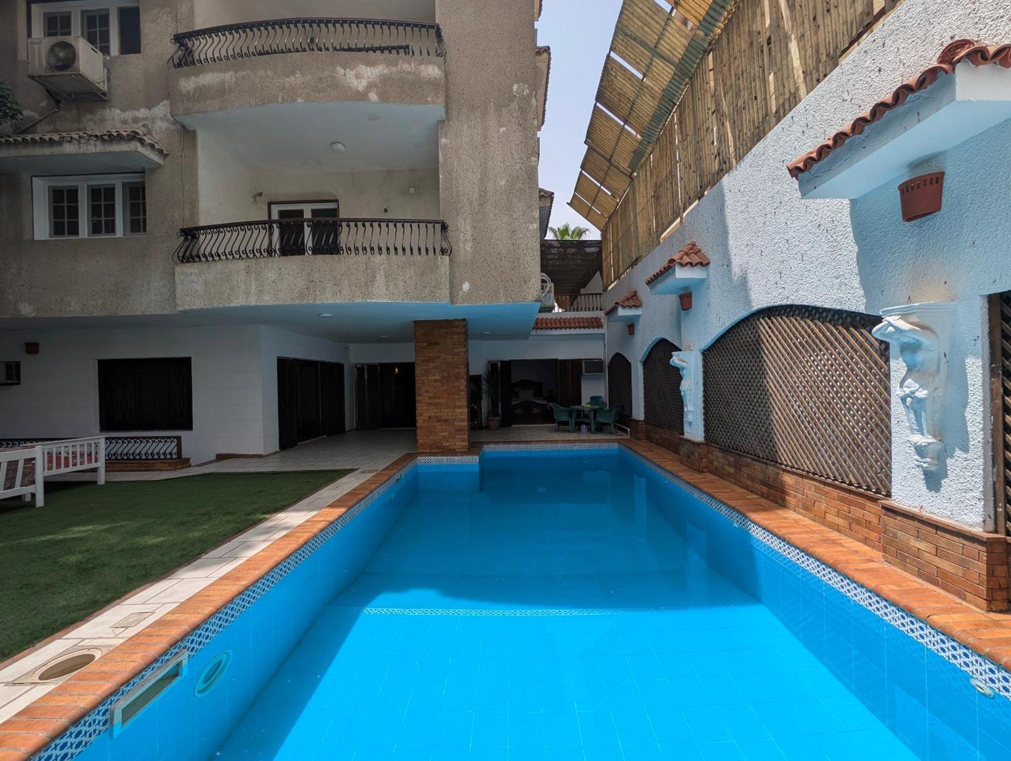 Guest house Maadi 35 -r 304- Balcony & Pool View *